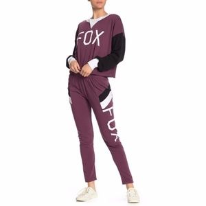 NWT - Wildfox Purple "Fox" pants, NWT, S